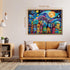 PPuzzling 1000 Colorful Houses Puzzles for Adults Pieces, Village Night Landscape Jigsaw Puzzles, Fantasy Abstract
