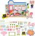 59 Honey Bee Acres in Bloom Flower Shop, Complete Dollhouse with Miniature Doll Figure, Pieces