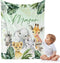 J&SBGFT Custom Baby Blanket with Name, Personalized Receiving Blanket for Toddlers, 30"x40", Color13