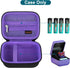 Canboc Carrying Travel Case for Bitzee Interactive Toy, Virtual Electronic Pets Kids Storage Bag (Black+Purple)