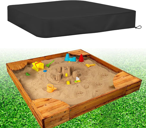 Hoypeyfiy Sandbox Sandpit Cover, Kids Sand Box Cover for Sand and Toys Protection,