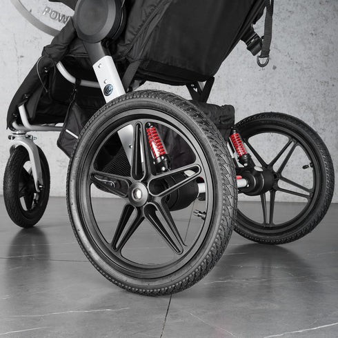Front 12/12.5×1.75/2.125/2.25 & Rear 16×1.75/2.125 Tires and Tubes (1+2) for 3-Wheeler Jogging Troller Models