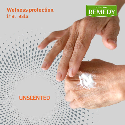 (4 oz), Medline Remedy Specialized Extra Thick Zinc Skin Paste Unscented, Micronized Zinc Oxide, Incontinence Cream