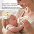 YOUKEBEI 0 3oz Glass Baby Bottle for Newborns Anti-Colic, BPA-Free, Safe Glass Baby Bottle with Slow Flow Nipple(SS)
