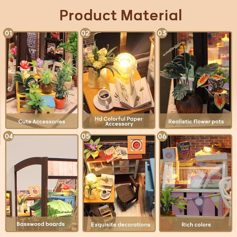 DIY Miniature Dollhouse Kit - Creative Room with Furniture for Valentine's Gift