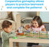 hand2mind Bunny Brunch Board Game - Cooperative Math Game for Kids, Educational Counting Game, Easter Toys