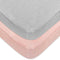Pack and Play Sheets 2 Pack, 100% Cotton Flannel, Fitted Portable Mini