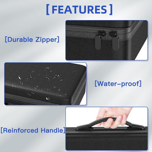 1200-2200 Set Vitula Cards Case Fits for MTG, Cards Against Humanity, Yugi-oh, Portable Card Storage Box with a Dice