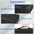 1200-2200 Set Vitula Cards Case Fits for MTG, Cards Against Humanity, Yugi-oh, Portable Card Storage Box with a Dice