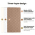 2 Pack, Konssy Waterproof Muslin Changing Pad Cover Quilted Cotton Fitted Diaper Changing Table Cover, Soft Changing