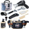 WishaLife Kids Barber Shop Playset - Hair Cutting Kit for Boys, Kids Shaving Kit, Hair Salon Pretend Play Toy Gift for