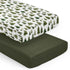 Sweet Jojo Designs 2-Piece Baby Crib Sheets Set (Green Woodland Tree) for