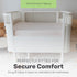 2 Pack, Cotton Crib Sheets for Baby, Soft Breathable Fitted Sheets for Boys & Girls, Snug Secure Fit for Standard Crib