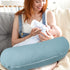 2 Pack, Hooyax Muslin Nursing Pillow Covers Soft and Breathable Nursing Covers for Breastfeeding Pillows, Adorable