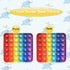 Alphabet Number Fidgety Pops, 1 Pcs ABC Learning Educational Letter Popper Game for Stress Relief