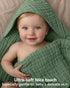 100% 2 Pack 32x32Inch Baby Bath Towels, Muslin Cotton Hooded Baby Towels for Newborn, Baby Towels with Hood for Infant