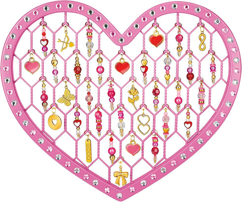 8+ RoseArt Beaded Expressions Heart DIY Beaded Sun Catcher Craft Kit - Valentines Day DIY Bead Art for Kids Design