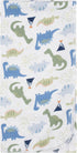 100% Pack 5 Gerber Boys Newborn Infant Baby Toddler Nursery Cotton Flannel Receiving Swaddle Blanket, Dinosaur Blue