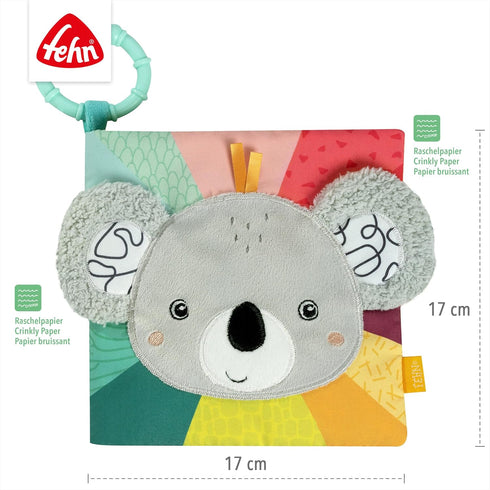 Fehn 049176 DoBabyDoo Fabric Book with Teether Koala
