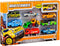 Matchbox 9-Pack Die-Cast 1:64 Scale Toy Cars, Construction or Garbage Trucks, Rescue