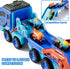 10-in-1 3-5 4-7, 9 3 4 5 6 7 8 IHAHA Toddler Foldable Carrier Space Truck Toys for Kids Boys Ages Long Race Track