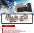 AncientDeer 7pcs Metal Dice Set D&D - Unique Dragon Pattern for Dungeons and Dragons, RPG, MTG, Board Games