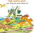 Puzzles for Kids Ages 4-8, Wooden Jigsaw Puzzles 48-60 Pieces for Toddler Learning Educational Toys (6 Puzzles)