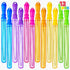 JOYIN 12 Packs 17’’ Giant Bubble Wands for Kids, Bulk with 12 PCS Concentrated Bubble Solution for Summer Party Favors
