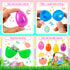 OCTERIC 360Pcs 2.3" Easter Eggs, Fillable Bright Colors Plastic Easter Eggs Empty for Easter Hunt, Easter Basket