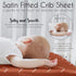 Sweet Jojo Designs Orange Rust Boho Arrow Boy Girl Gender Neutral Baby Satin Fitted Crib Sheet Infant Newborn Nursery