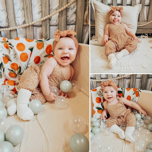 Baby Girls Headbands with Bows - Infant Toddler Headwrap Hair Accessories
