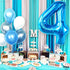 KatchOn Big Blue Number 4 Balloons - 40 Inch Blue 4th Birthday Balloons for Boys, Fourth Birthday Decorations