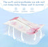SyXIOP 28" 52" Pink Flowers Cooling Baby Mattress Protector x Reusable Crib Bumper Pads for Baby&Toddler