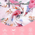 100% Summer Rquite Infant Car Seat Cover for Babies Girls, Muslin Cotton Carseat Canopy, Breathable Stroller Sun Shade