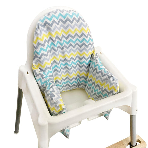 Inflatable Inner Cover for IKEA Antilop Highchair, Cotton Fabric (Cover Only, Wave)