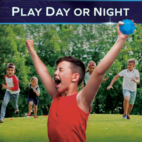 Glow in The Dark Capture The Flag Starter Set, Ages 8+, Outdoor Games for Kids 8-12+, Glow in The Dark Outdoor Toys