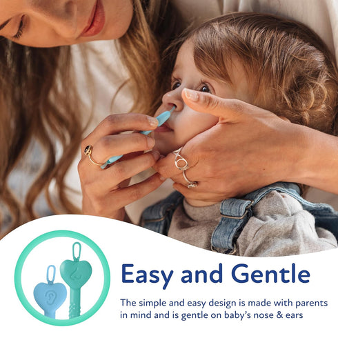 Talbot's Set Dr. Baby Nose and Ear Care - Breathe-EEZ Nasal Aspirator and Nose and Ear Cleaner Tools for Babies - Baby