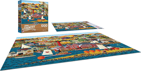 RoseArt - Home Country - 1000 Piece Jigsaw Puzzle for Adults - Cape Ann