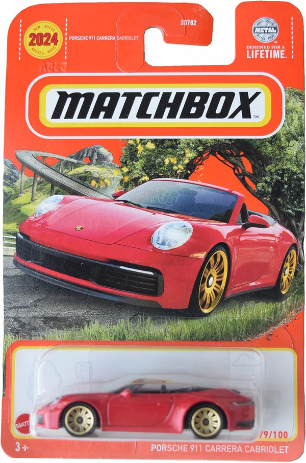Matchbox Porsche 911 Carrera Cabriolet, red 79/100