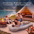 Lopecom Pregnancy Inflatable Pillow with a Hole, Prone Support Maternity Air Mattress with Pump, Supportive PVC