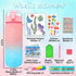 Decorate Your Own Water Bottle Kits for Girls Age 4-10, Mermaid Gem Diamond Painting Crafts, Fun Gifts