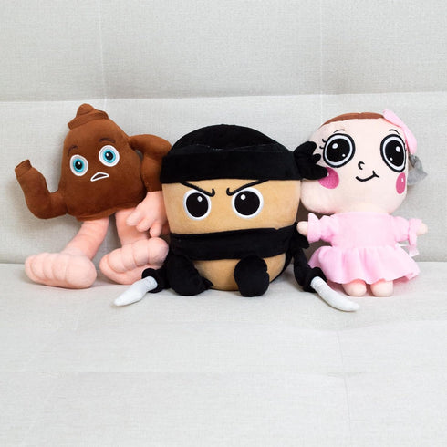 TJLMCORP Italian Brainrot Plush Toys Capuccino Assassino Cool Stuffed Animals Cute Black Samurai Plushie Weird Stuff