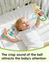 0-3-6-12 0-2-4-7-8-9 Jollybaby Soft Baby Rattles & Plush Rings Toy for Newborn Months, Sensory Developmental Hand