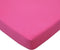 TL Care Supreme 100% Natural Cotton Fitted Crib Sheet, 52" x 28", Fuschia, Soft, Breathable & Hypoallergenic
