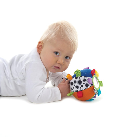 Playgro Kick & Play Loopy Loops Ball, Interactive Sensory Development Toy for Babies 3+ Months