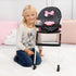 Bayer Design Dolls Travel 9 Piece Set - Black, Pink, Hearts, Accessories for Dolls Up to 18"