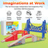 Set: Set On Track USA Bridge Accessory Train Suspension, Overpass and Arch Bridge Compatible with All Major Toy Trains