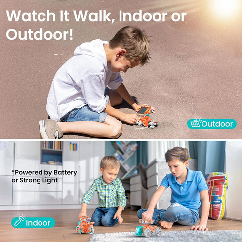 Sillbird 8-14, 15-in-1 Set, 212 Solar Robot Building Kit STEM Gift for Boys Aged DIY Science Educational Robotic Solar
