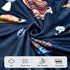 PHF Minky Baby Blanket for Boys and Girls, 30x40 Inches Neutral Double Layer with Dotted Backing, Unisex Receiving