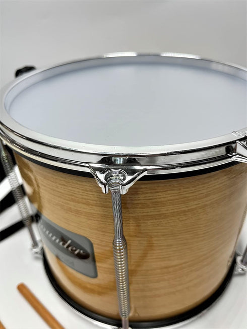 Tap-Along Sounder Timbal Drum Toy, Double Sided Batter Head Tambourine Drum for Kids, Musical Instrument with 2 Drum